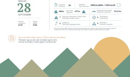 Cartel BBK Mendi Martxak - Argalario